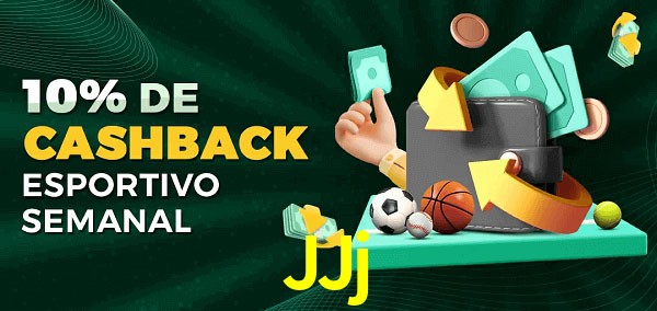 10% de bônus de cashback na JJj